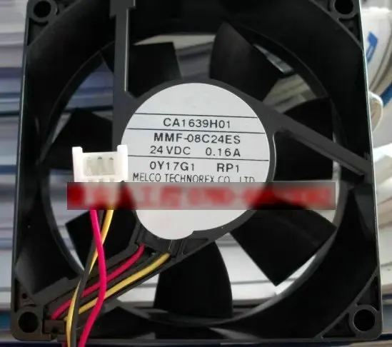 

New Original Inverter Cooling Fan CA1639H01 MMF-08C24ES RP1 DC24V 0.16A 80*80*25MM