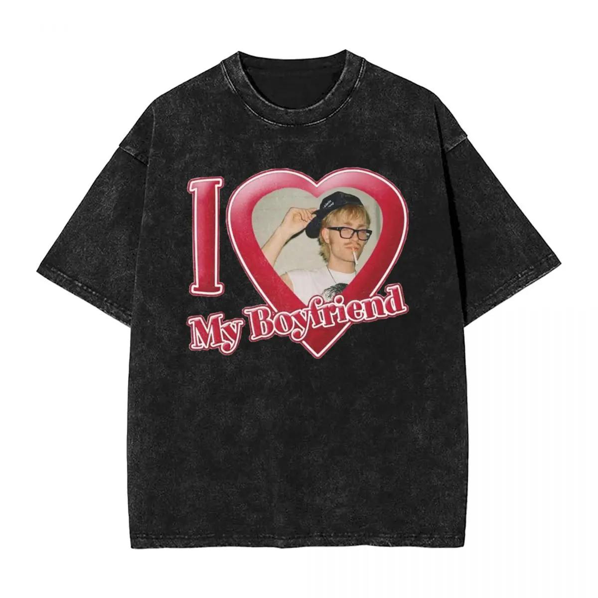 Men's I Love My Boyfriend Joost Klein T Shirts Netherlands Singer Tees Beach Short Sleeve T Shirt O Neck Tee Shirt Hot Sale