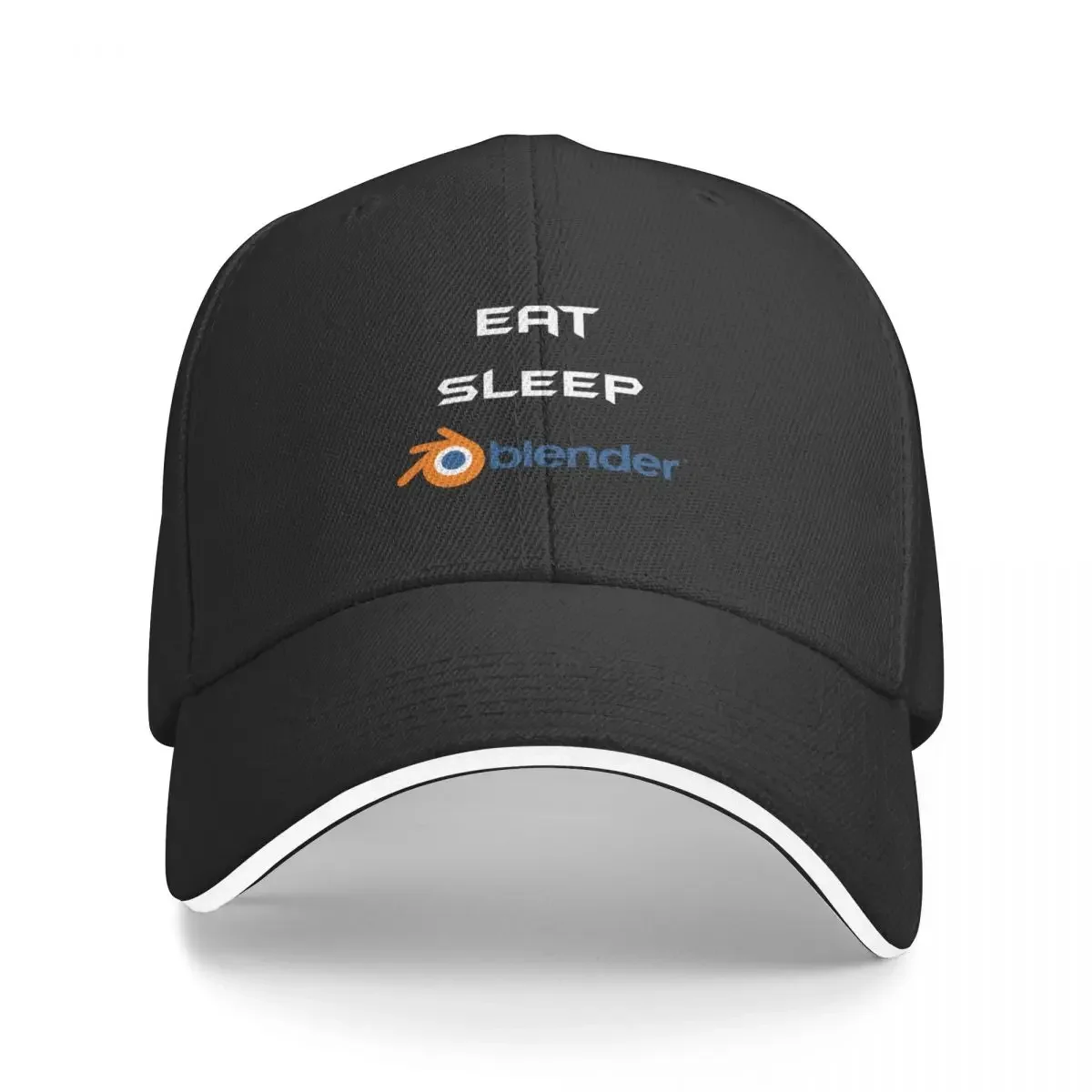 New Eat Sleep Blender - Blender 3D Designer Baseball Cap Beach Sunhat Man Hat Women's