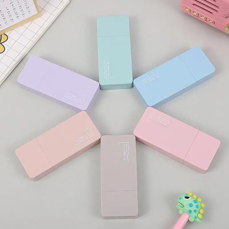 شريط أبيض 6X شريط تصحيحي أداة توزيع فورية مع عدم وجود وقت تجفيف للطلاب واللوازم المنزلية المدرسية