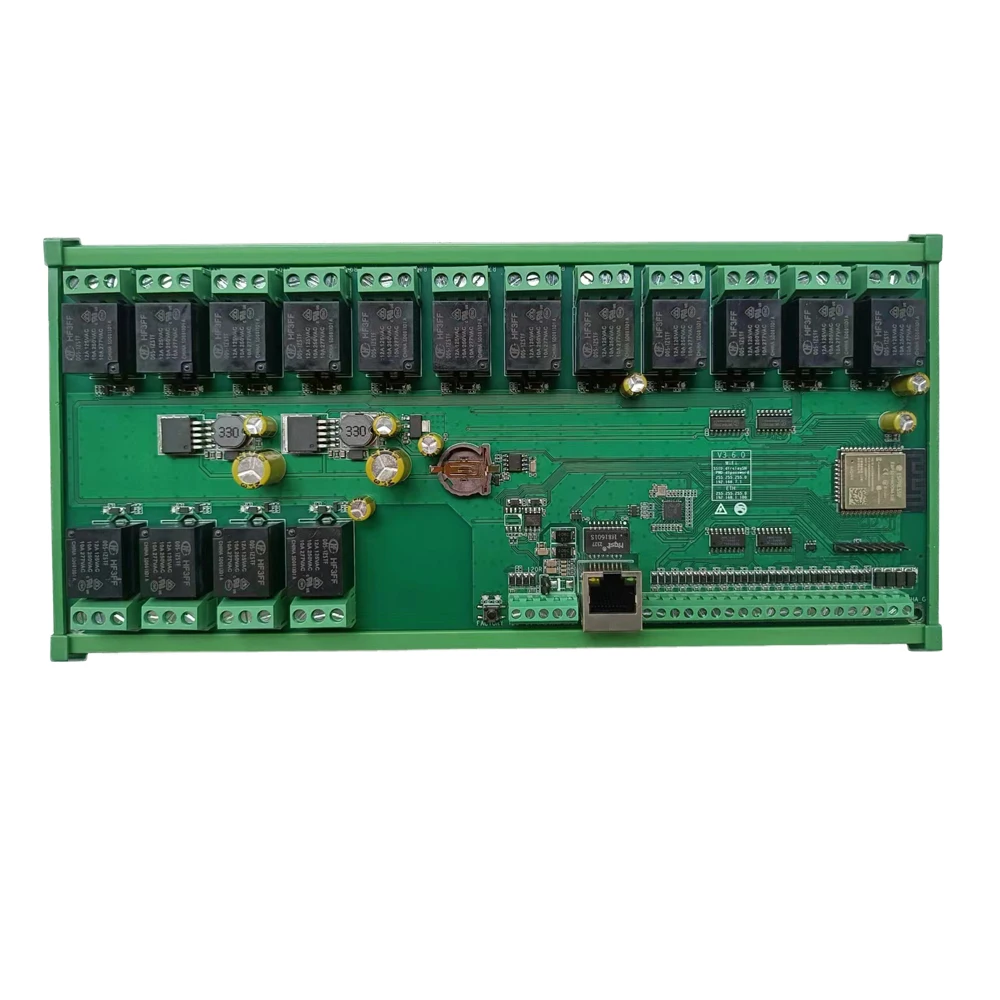 وحدة لوحة ترحيل إيثرنت ، wiegan ESP32 ، مساعد منزلي ، عقدة MQTT ، Loxone أحمر ، Dingtian