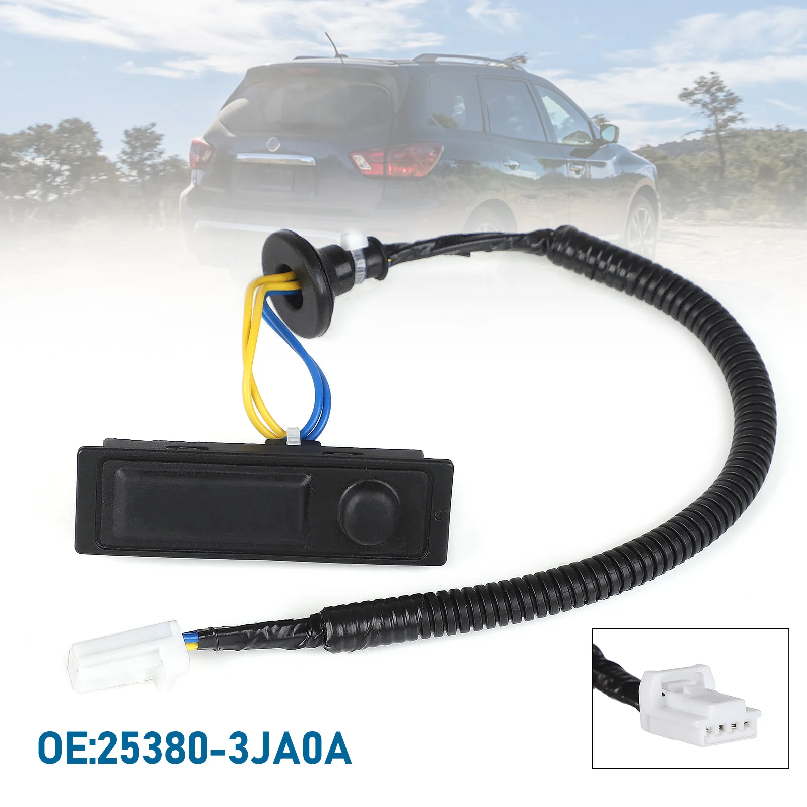 【じん】 CNSPEED Car Rear Trunk Liftgate Tailgate Switch For Nissan