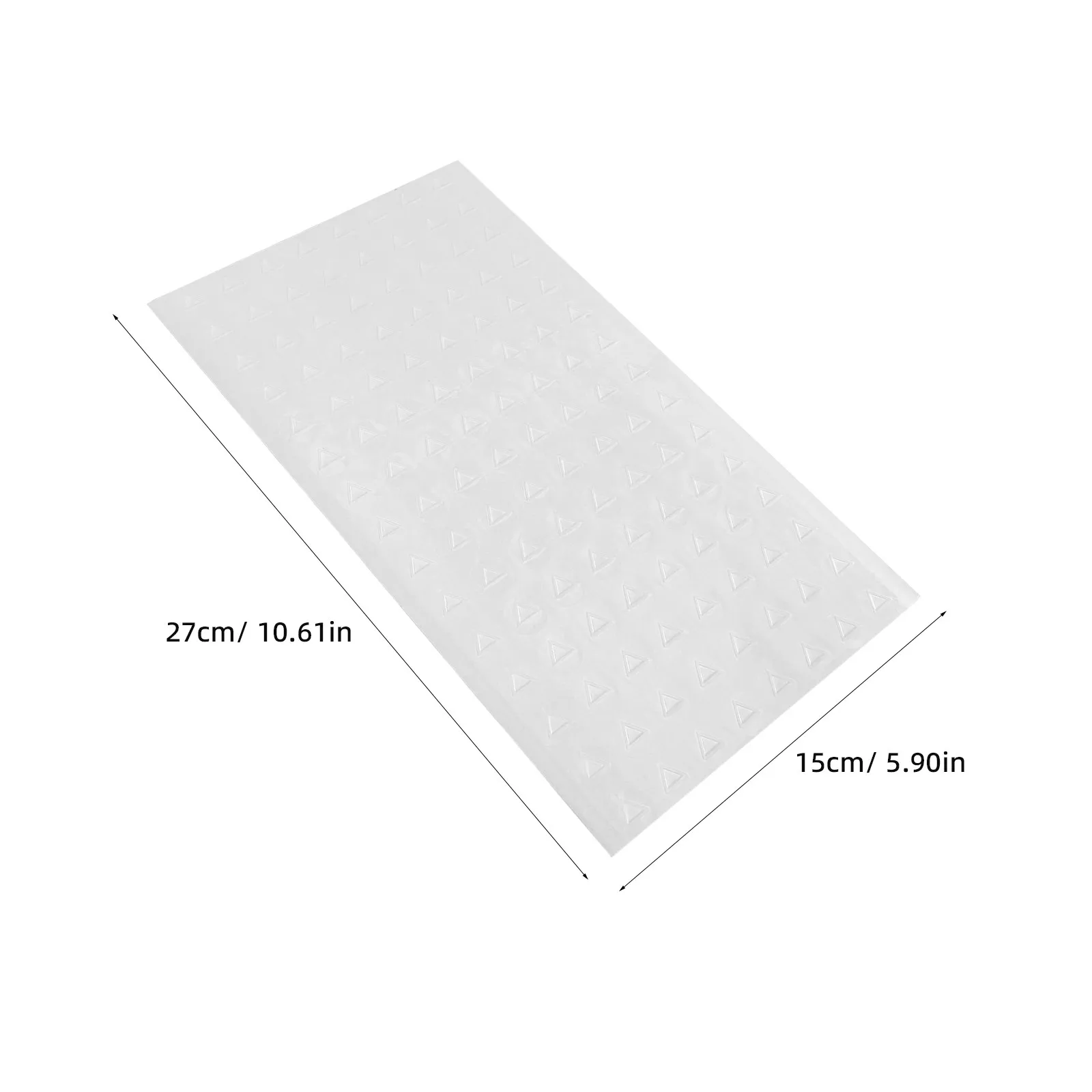 1000Pcs Triangle Tactile Braille Stickers 15Mm High-Adhesion Self-Adhesive Blind Safety Identification Labels for Drawers