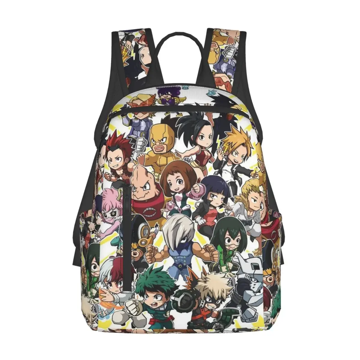 

My Hero Academia Backpack Daypack Large Capacity Kids BookBag School Bag Shoulder Bags for Men Women