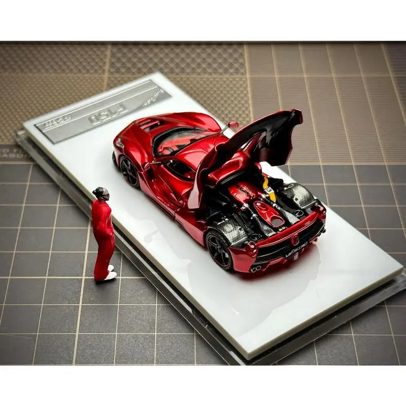 Street Buster 1/64 Ferrari LaFerrari F150 Lewis Hamilton 's personal car Diecast Car Model Alloy Simulation Collection Toy Gift view 3