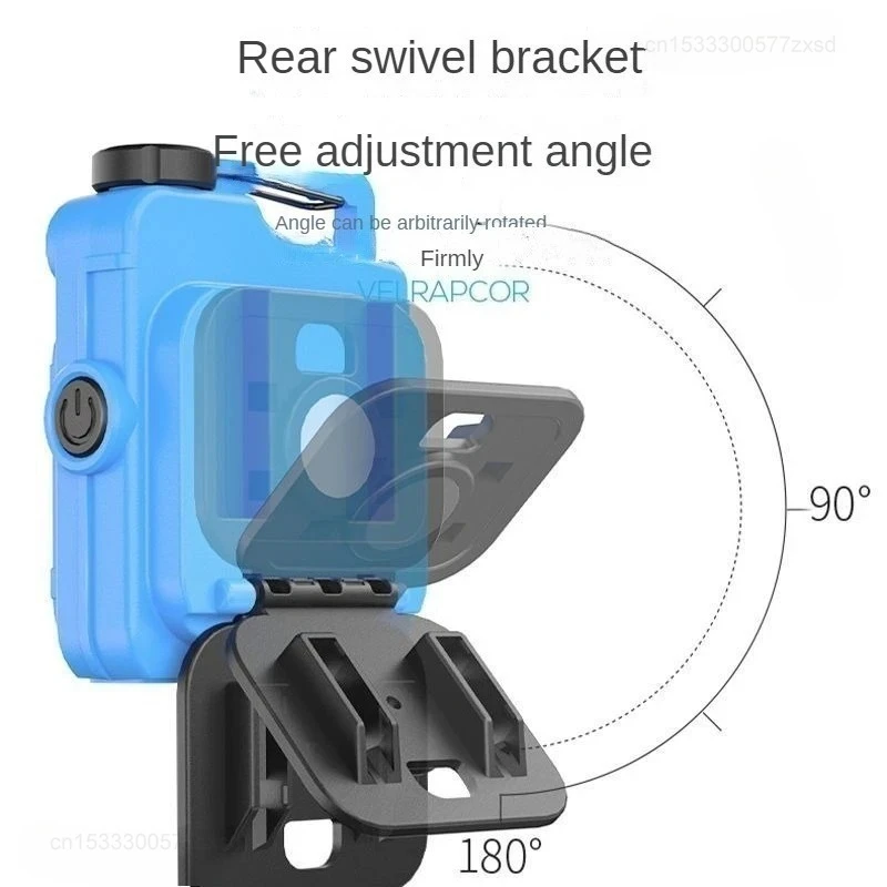 يبتسم القرش مصباح ليد جيب المفاتيح ضوء COB ضوء USB الشعلة القابلة لإعادة الشحن ضوء العمل مع المغناطيسي للمشي في الهواء الطلق الصيد #4