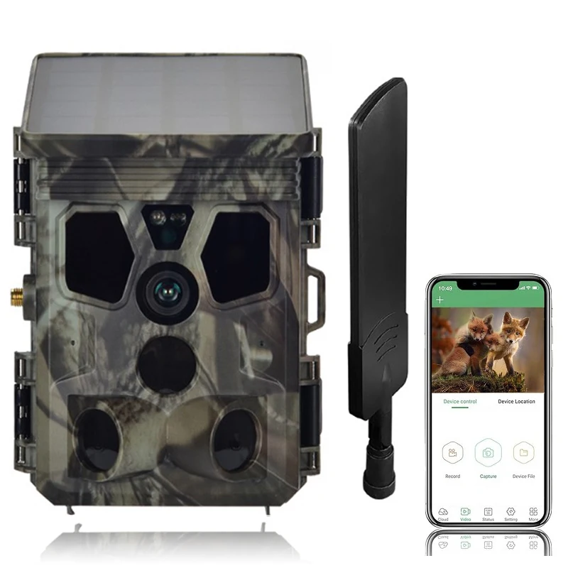 

Suntekcam 4G LTE Hunting Night Vision Trail Camera 50MP 4K APP Control Photo Trap Support SIM Card Cellular Camera Trap Game Cam
