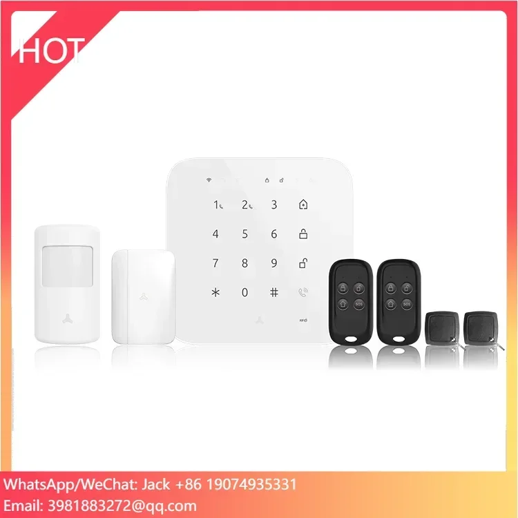

Security alarm home security system tuya smart DIY all in one complete office easy install burglar mobile call home alarm kit