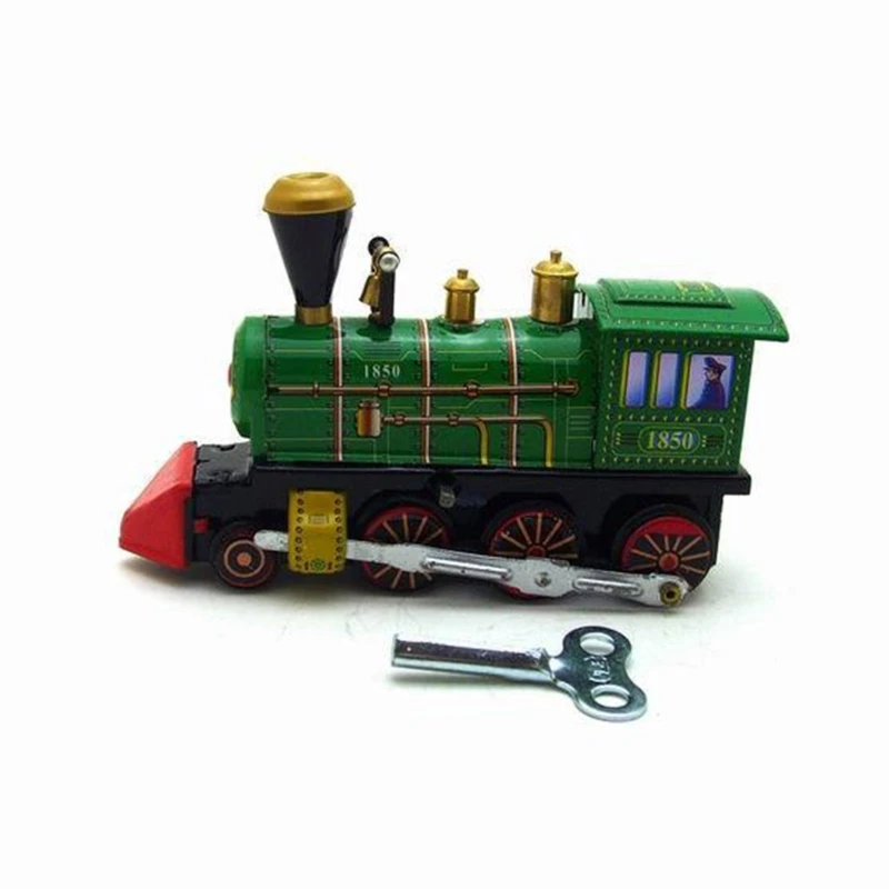 Train Wind Up Toy Clockworks Toy Locomotive Toy Train Toy Tin Car Toy Wind Up