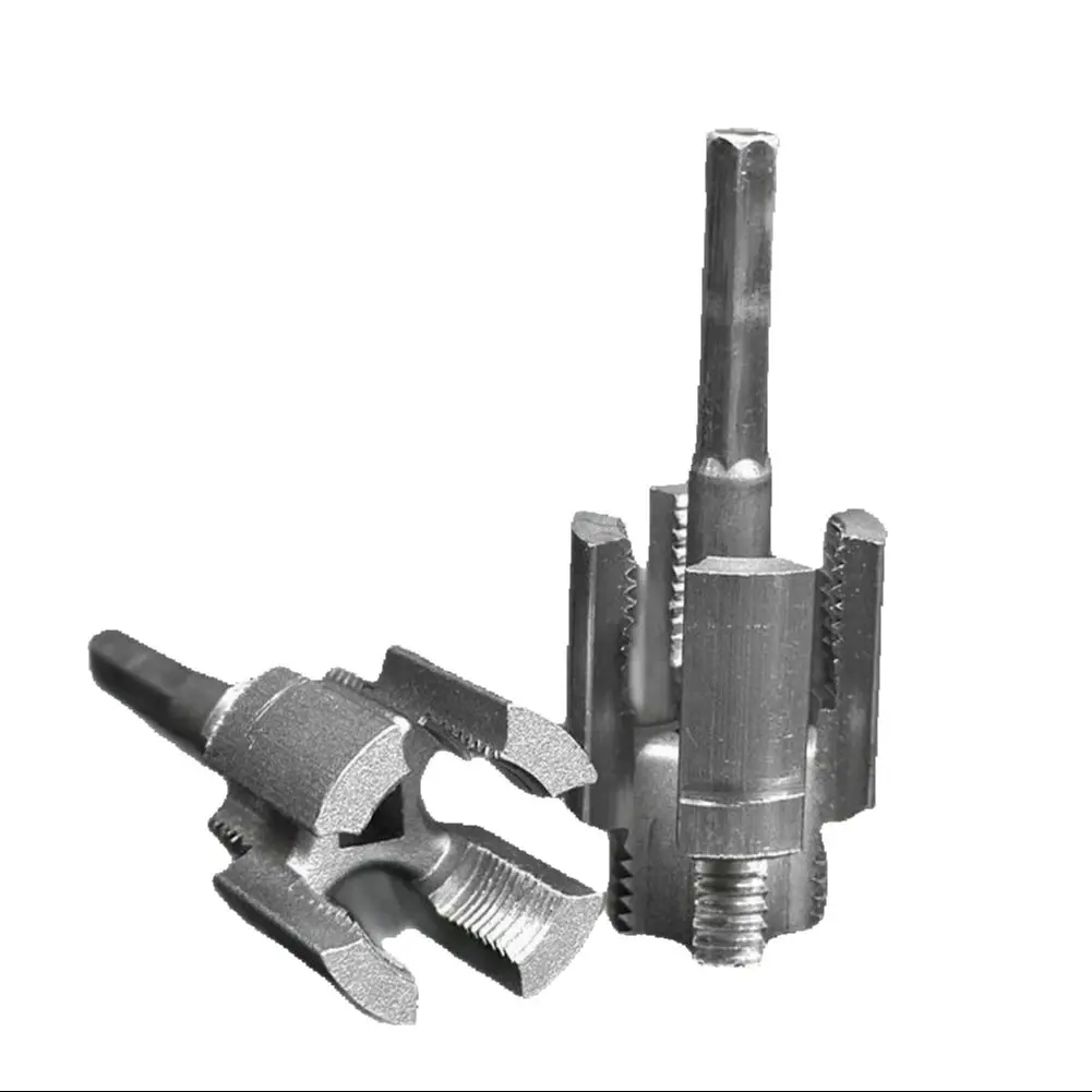 

4/6 Point Inner Hole Opener Pipe Threading Tool with Hexagonal Handle for PVC PE Plastic Drill Bit Power Tool Accessories