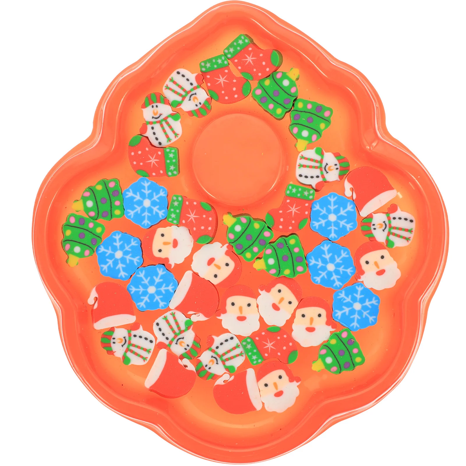 

Creative Christmas Themed Erasers Delicate Accessories Multi-Function Pencil Erasers for Students and Office Workers