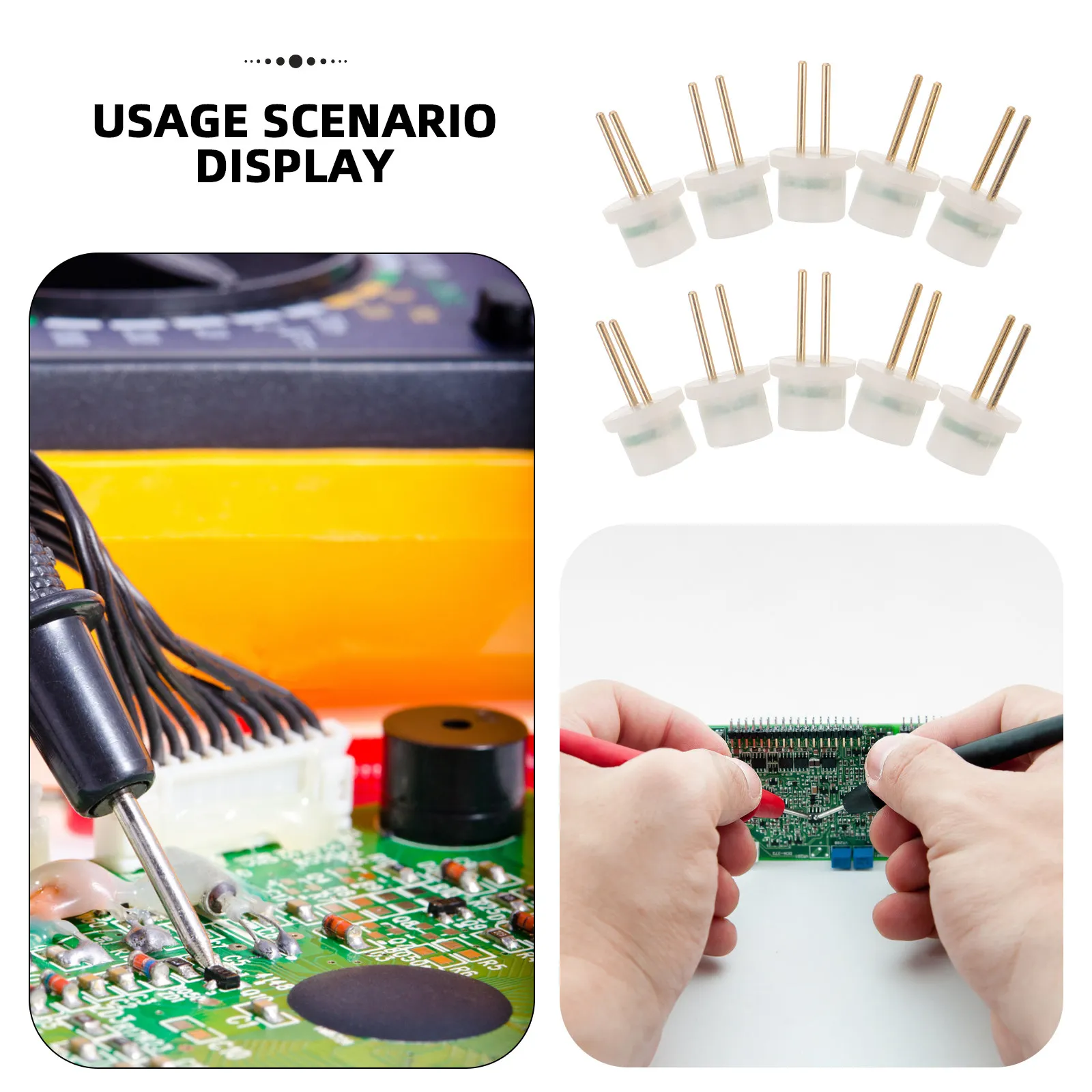 10Pcs Car Circuit Tester Resistance Set High Precision Automotive Electrical Test Tool with Built-in Decoder Harness for Vehicle