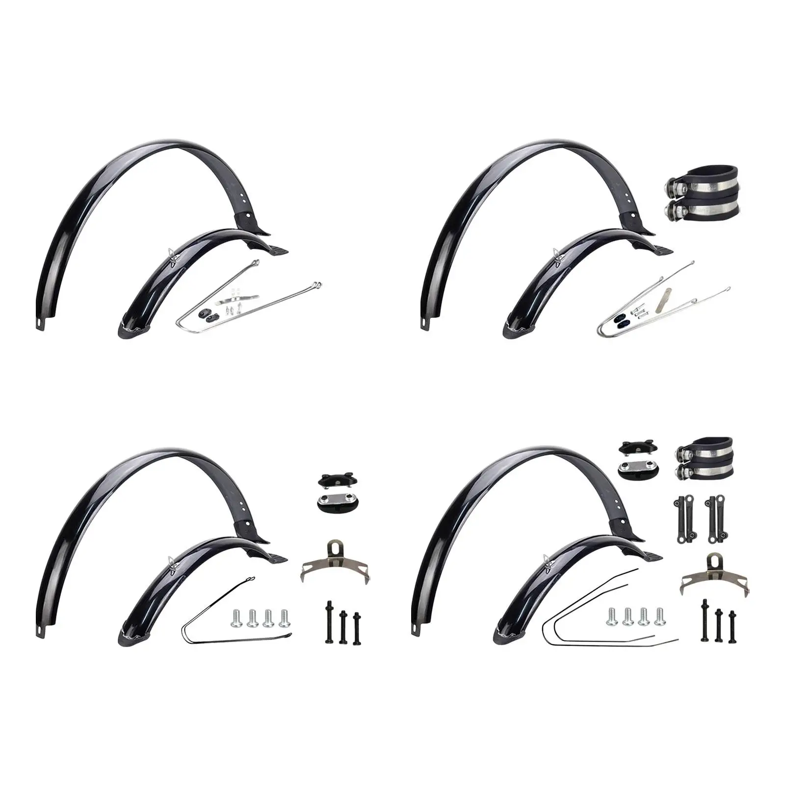Bike Front Rear Fenders 26 inch Wheel Protector Sturdy Bike Mudguards for Road Bikes Riding Bicycling Accessories Outdoor
