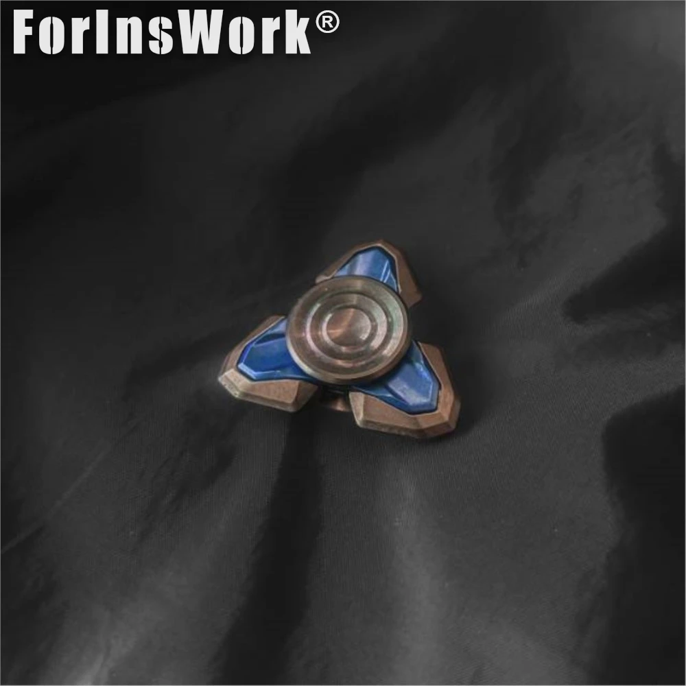 NOVO EDC Night Hawk 3-bladeren magnetische vingertop gyroscoop fidget speelgoed voor stressverlichting decompressie tool volwassen handspinner