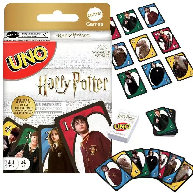 

Mattel UNO Harry James Potter family party parent-child card game casual puzzle board game double-sided poker multiplayer game