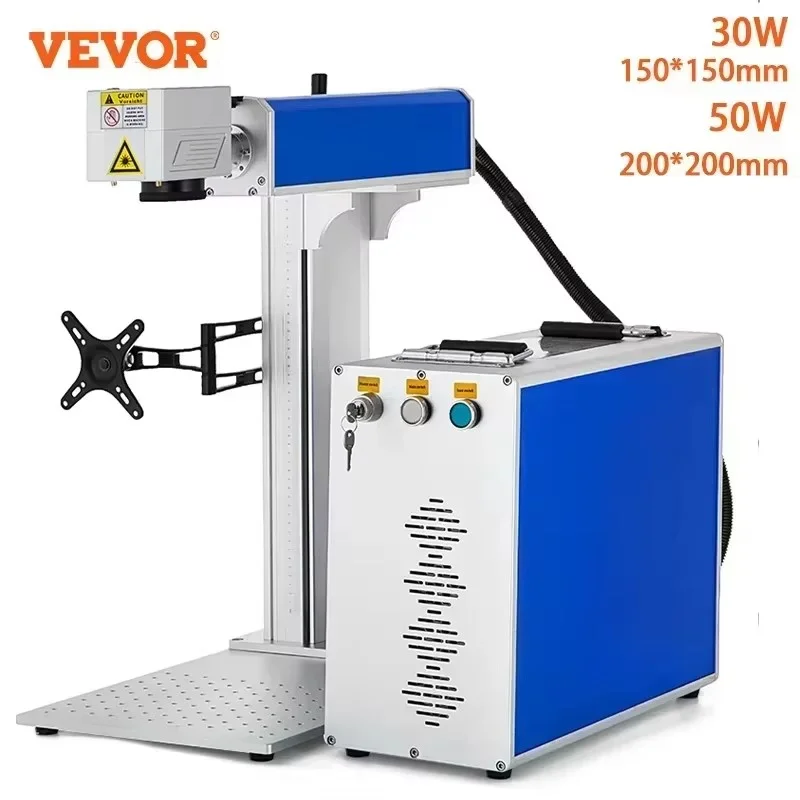 

VEVOR Laser Marking Machine Laser Engraver 30/50W Metal Stainless Steel Cutting Gold Silver Ring Jewelry Engraving Machine