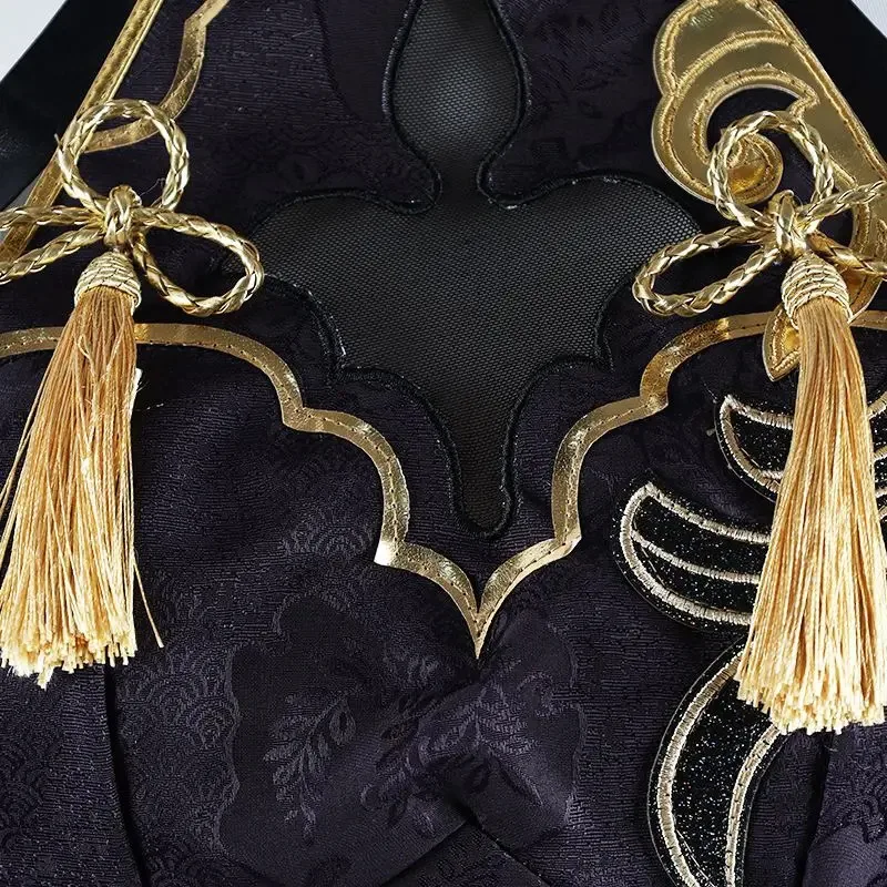 متوفر في المخزون Shenhe فانوس طقوس تأثيري حلي أنيمي لعبة Genshin تأثير شين هو شعر مستعار تأثيري حفلة الهالوين الزي للنساء