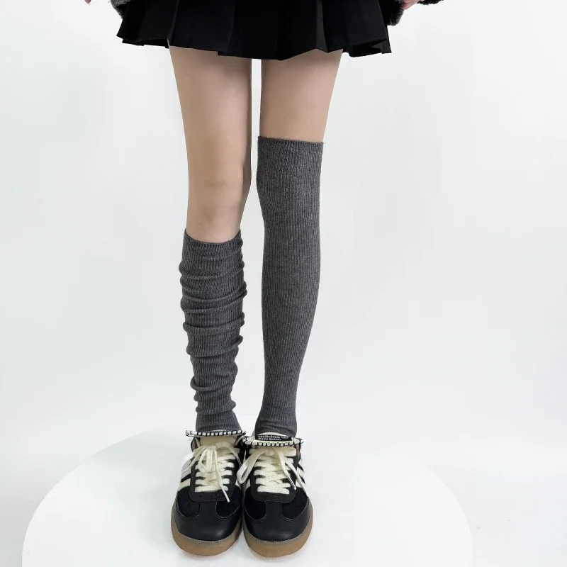 

Autumn and Winter Women Stockings Wool Cashmere Thermal Long Socks Thigh High Stockings Knitted Knee High Socks Thigh High Socks