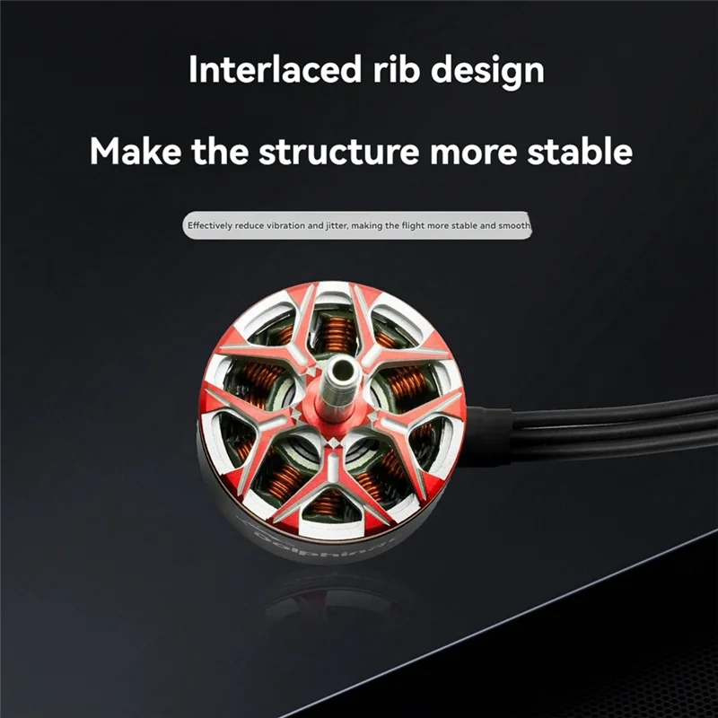 محرك الطائرة بدون طيار بدون فرش 2810 1100KV Dolphinrc 5 مم رمح 6S منخفض الضوضاء طويل الأمد لطائرة RC FPV بدون طيار