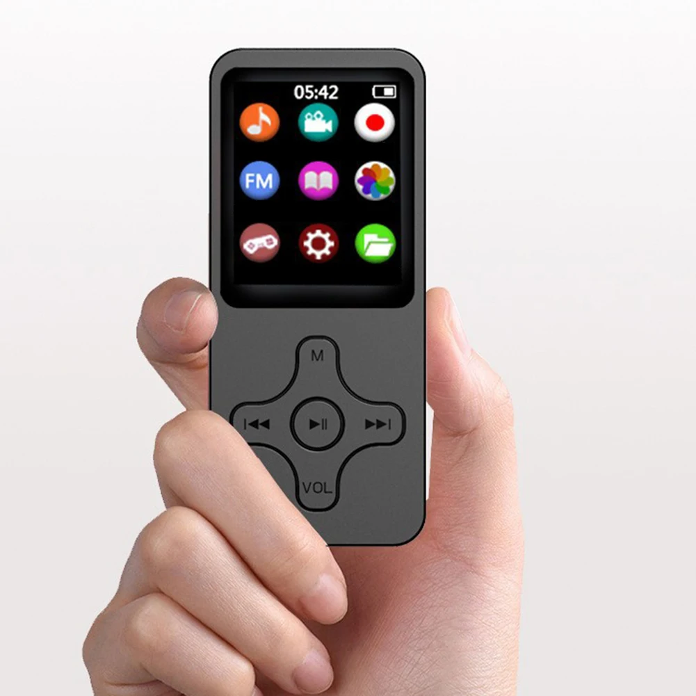 미니 MP3 MP4 플레이어 블루투스 5.0 스피커 8/16/32/64GB HiFi 음악 스피커 휴대용 워크맨 FM 라디오 녹음 전자 책