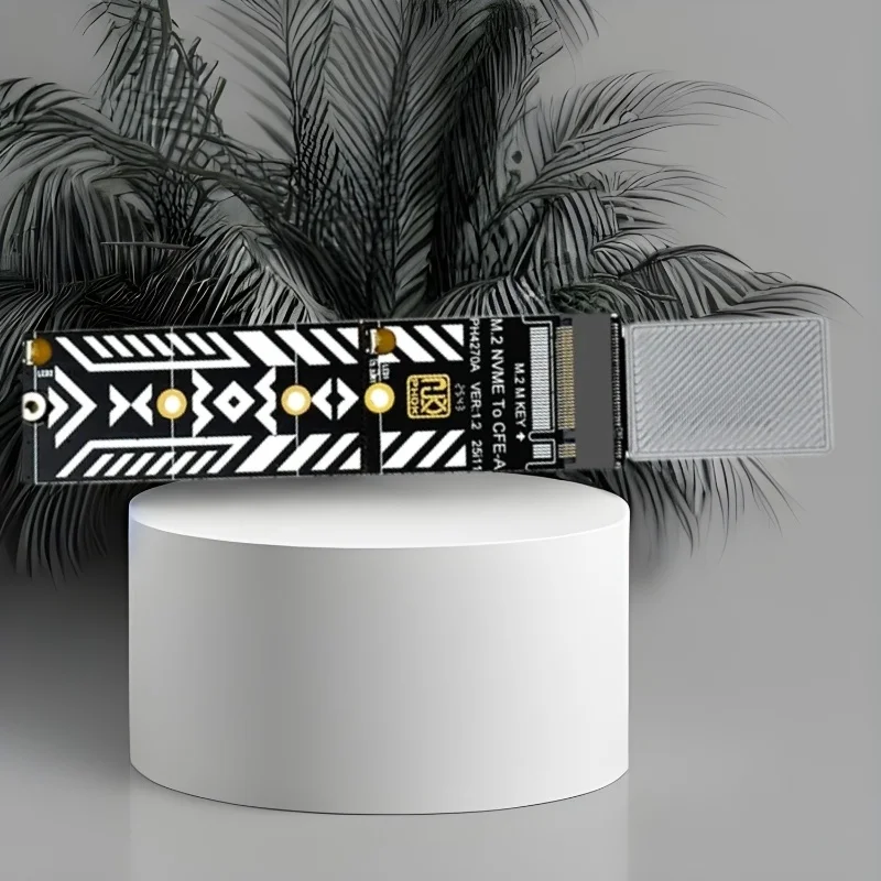 

NVME to CFE-A Riser Card Converter Memory Card Interface CFexpress A to M.2 NVME M Key SSD Adapter Support 2230-2280 M2 NVME SSD