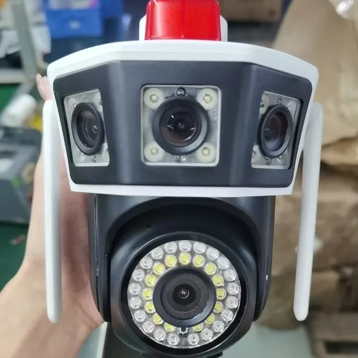 Yoosee APP 8MP 4LENS  Full Color Motion Detection Wireless PTZ WIFI IP Dome  Camera AI Humanoid Home Security CCTV Monitor