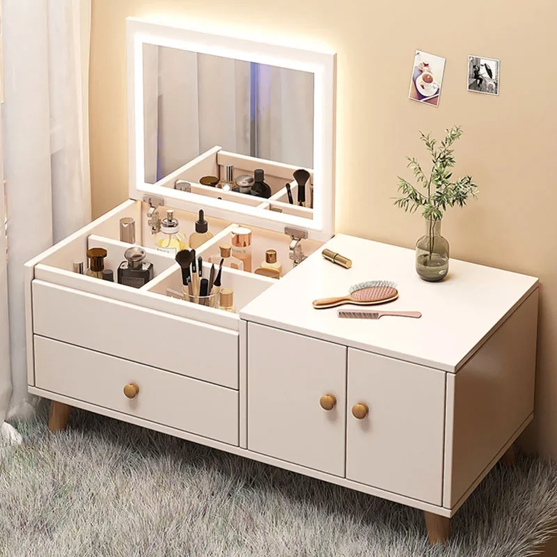 Container Dressing Table Storage Box Organizer Toiletries Dressing Table Vanity Headboards Sofas Penteadeira Home Furniture