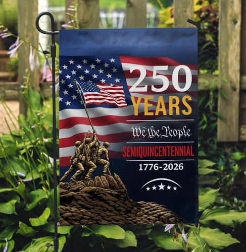 250th Anniversary America Years of Freedom Garden Flag  House Flag ZZY