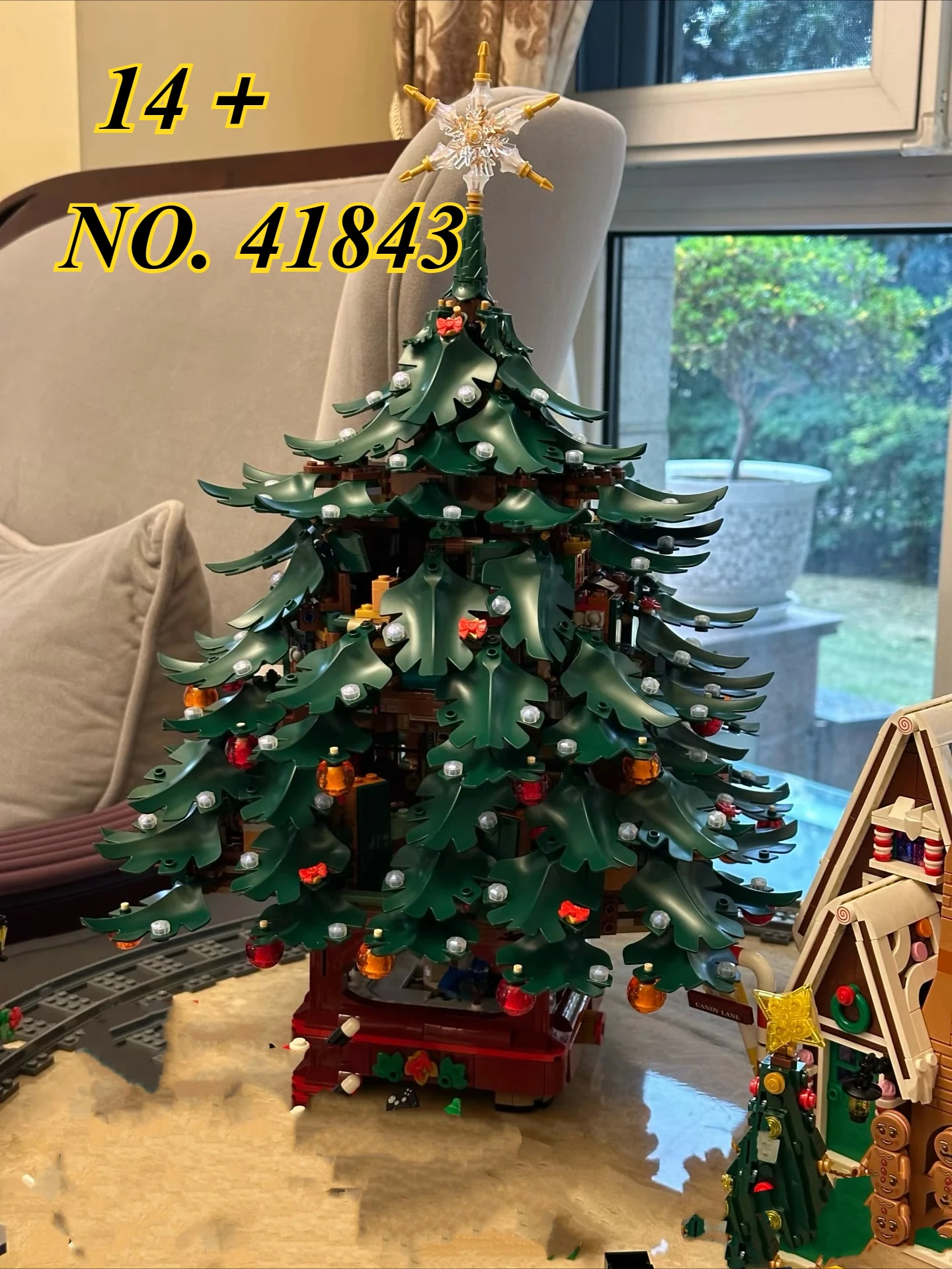 

НОВИНКА 2026: Конструктор «Рождественская елка» из 3171 детали, совместимый с 41843, детские игрушки, подарок на день рождения