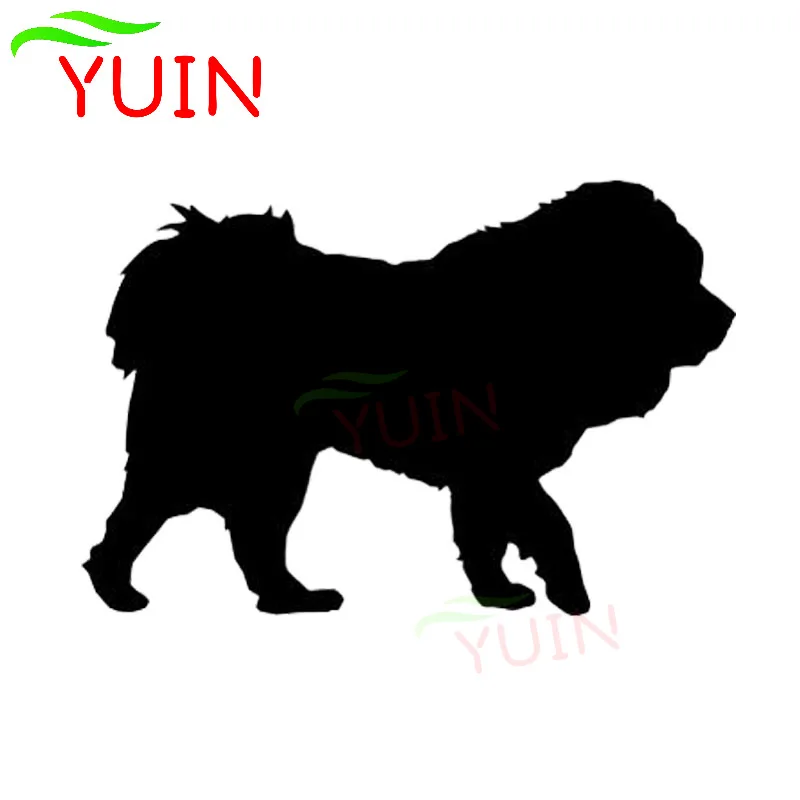 YUIN Tibetan Mastiff Dog Animal Car Sticker PVC Body Window Decoration Motorcycle Exterior Accessories Waterproof Anti-UV Decal