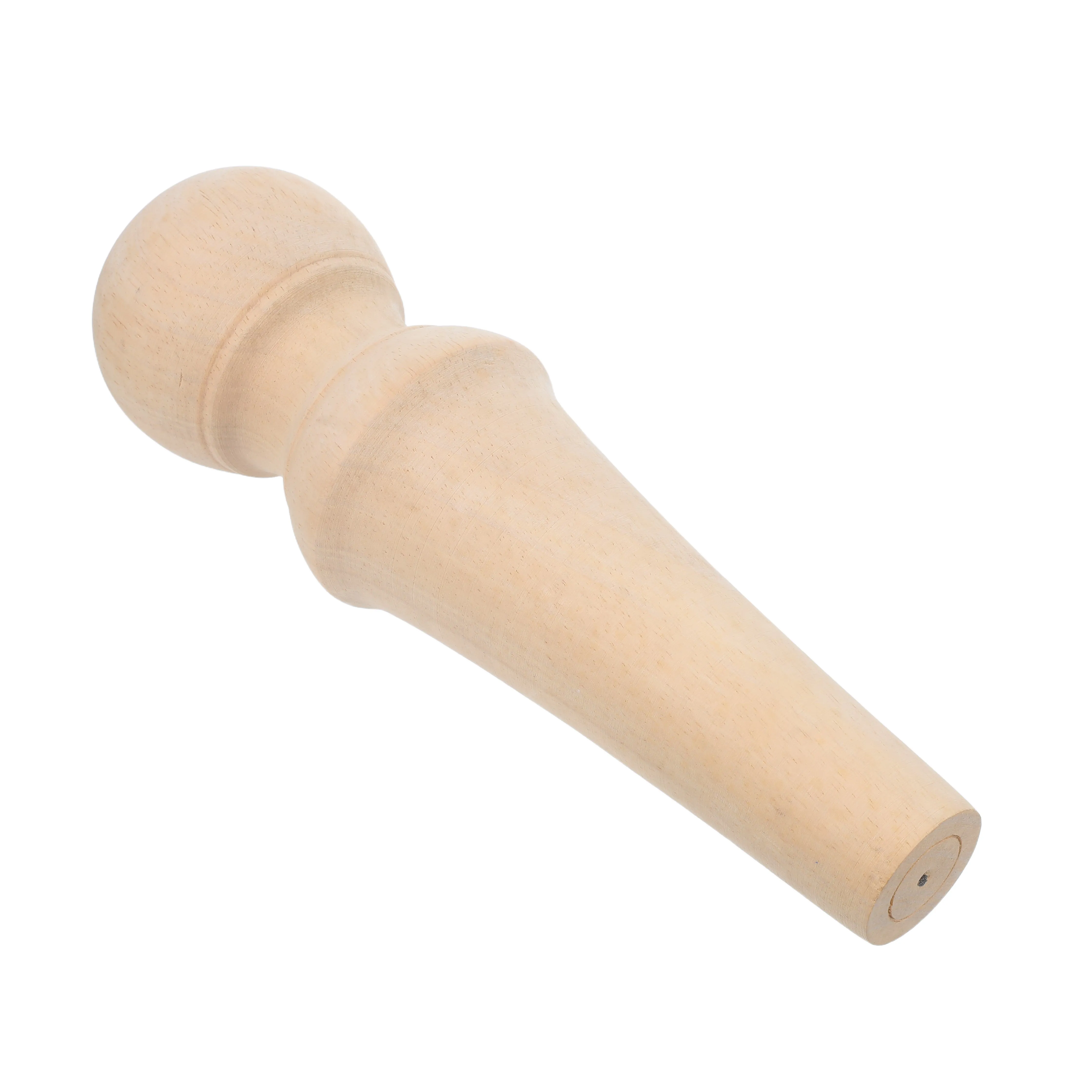 

Wooden Finial Post Top Replacement Unpainted Hardwood Carved for Bed Frame Indoor Stair Handrail Curtain Rod Flagpole Decoration