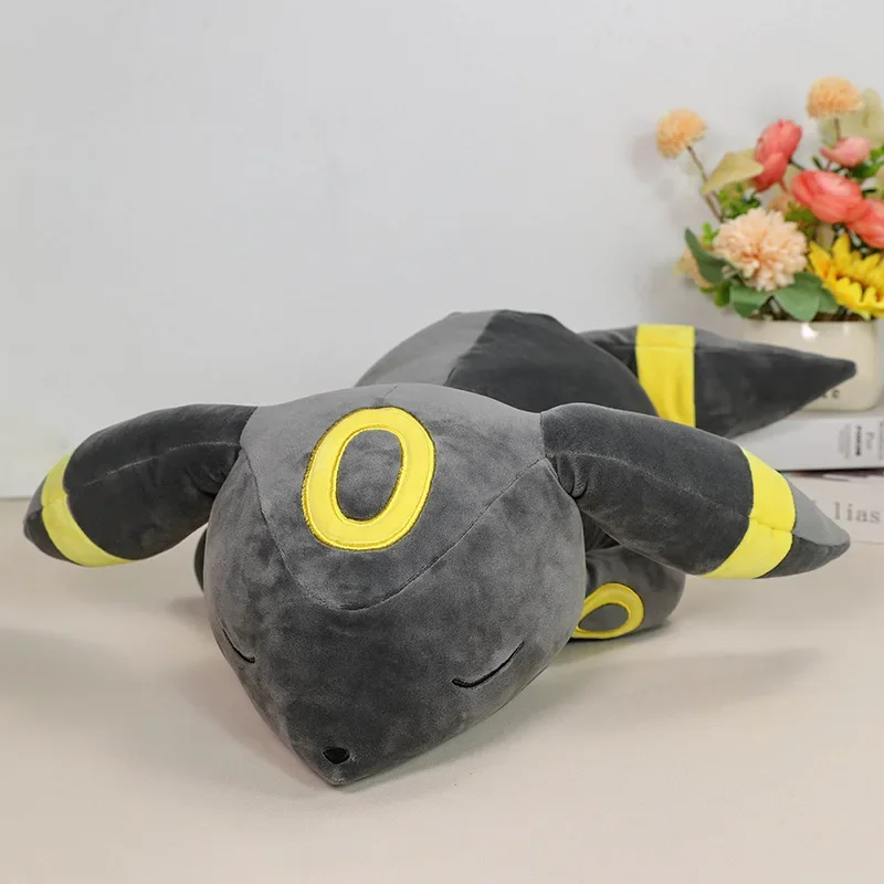 

Большая 68 см плюшевая игрушка Pokemon Sleep Umbreon, большая аниме-кукла, подушка с героями мультфильмов, гигантский Pokémon, плюшевый подарок для детей на Рождество
