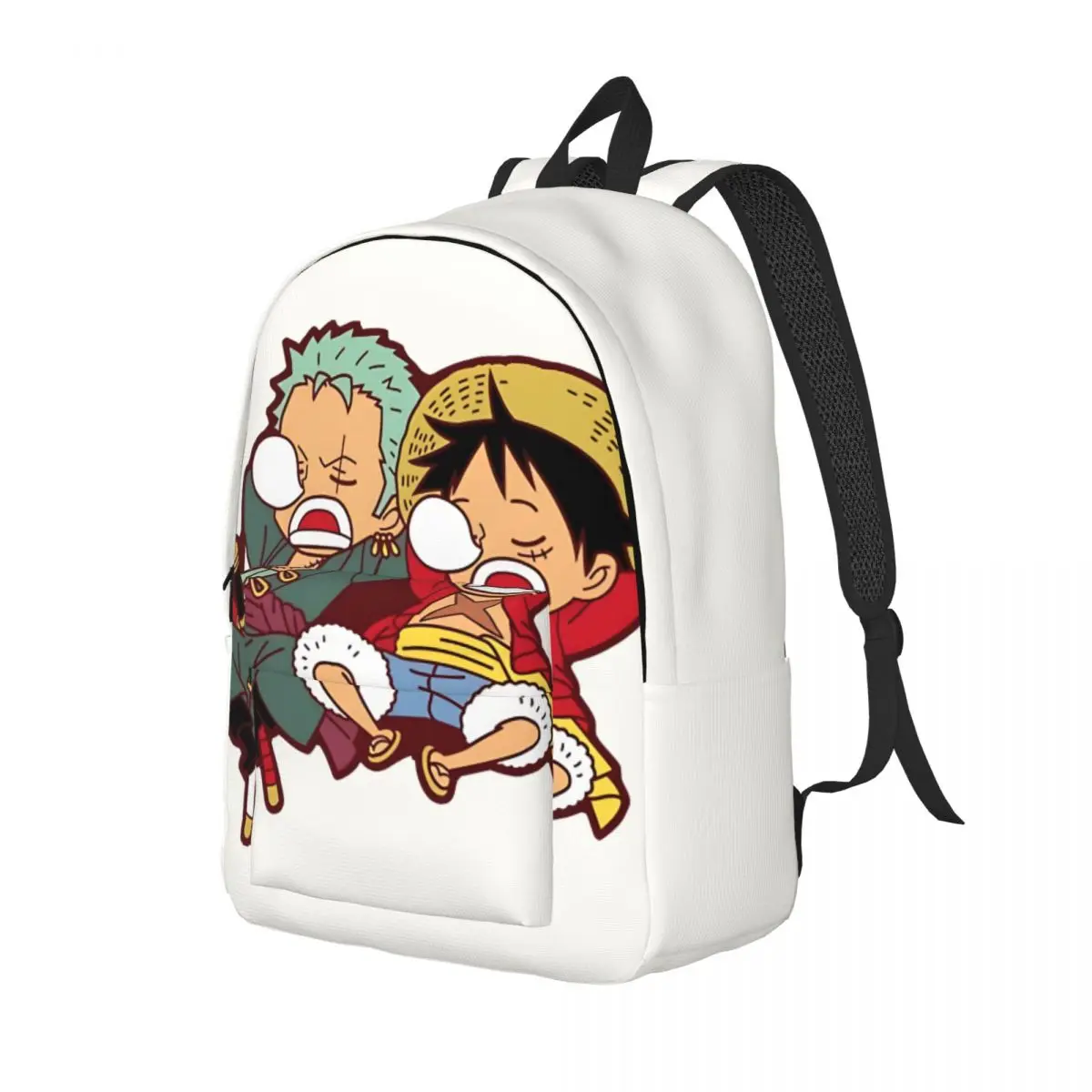 Powrót do szkoły Prezent Luffy i Zoro Retro zmywalne torby dziecięce One Piece Luffy Przechowywanie przekąsek dla mężczyzn Kid Schoolbag Piknik