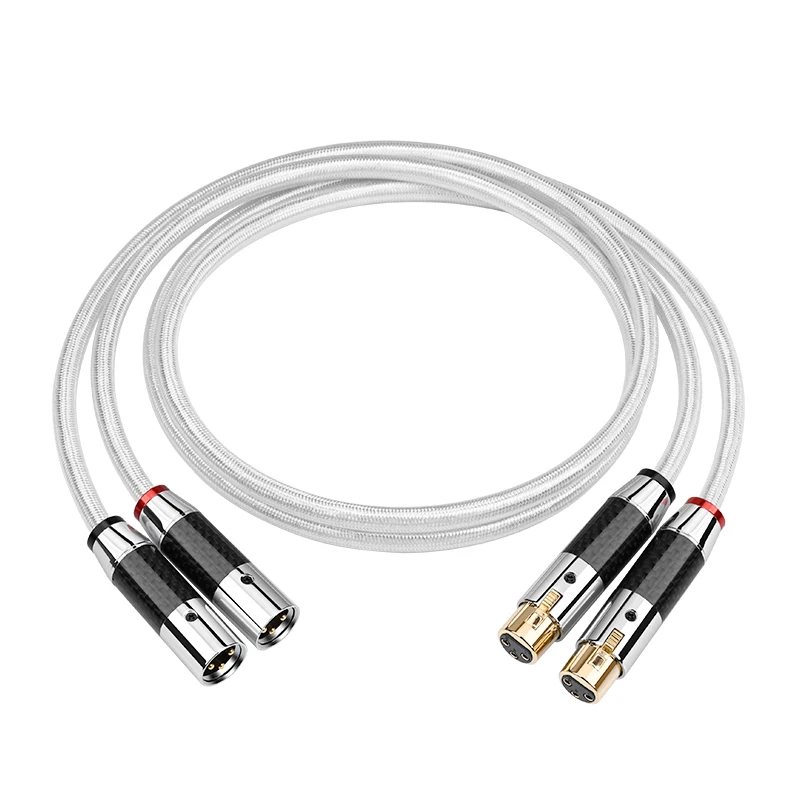 Ataudio hifi xlr kabel hochreines kupfer und silber gemischtes kabel xlr stecker männlich zu weiblich für mikrofon mischer 3