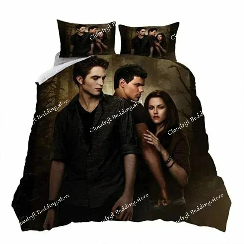 

The Twilight Saga Duvet Cover 3D Exquisite Bella Vampire Girl Digital Print Bedding Set Comforter Bed Youth Home Decor Boys Gift