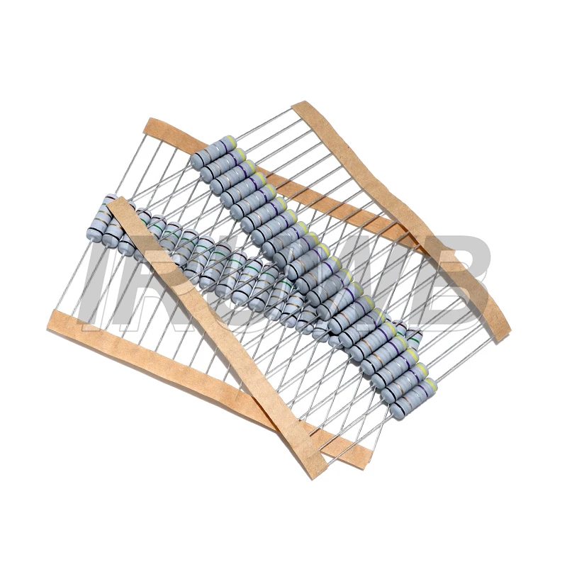 20pcs 2W 5% Fusível de resistor enrolado 0,1 0,22 0,33 0,47 0,5 1 ohm 0,05R 0,1R 1R 2,2R 4,7R 5,1R 10R 20R 22R 47R 51R 100R