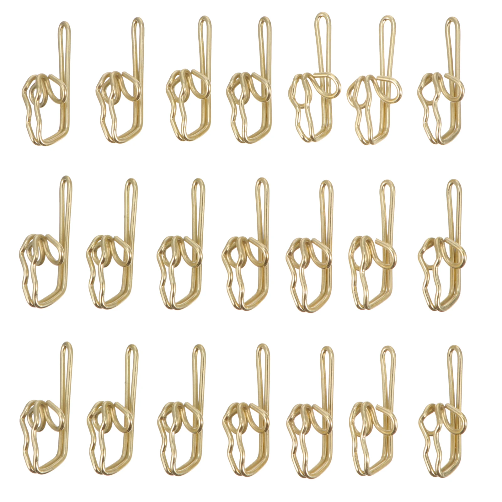 

200 Pcs Metal Shower Curtain Hook Hooks for Bathrooms Bedroom Decorative Hardware Accessories Practical Design