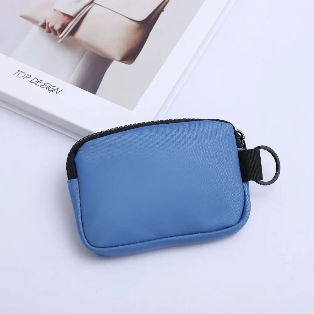 جديد قماش عملة المحفظة سستة حامل البطاقة محفظة قصيرة بلون حقيبة التخزين الطالب #5