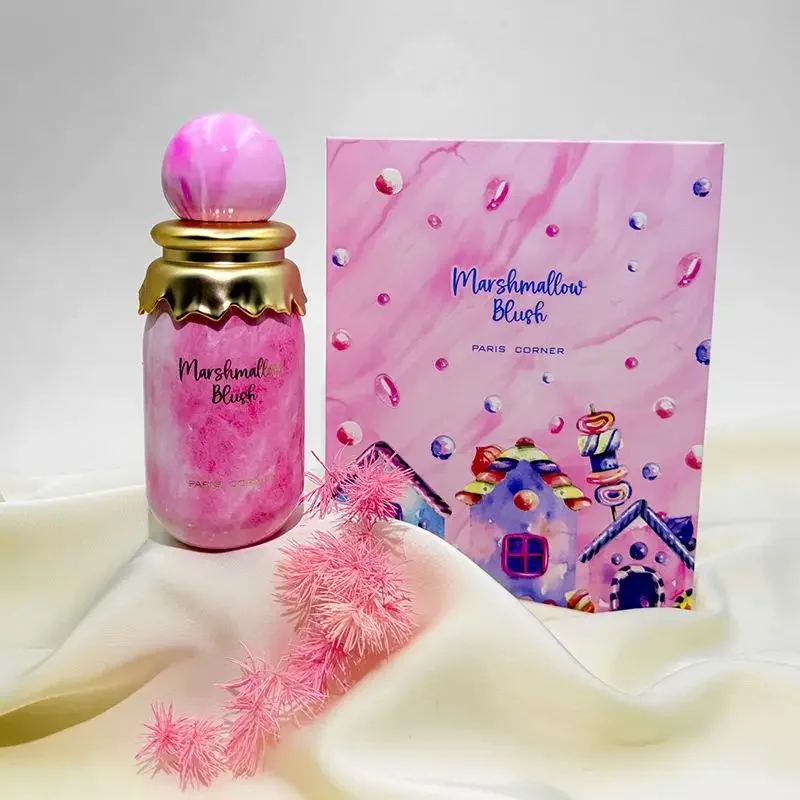 

Paris Corner ,Marshmallow Blush EDP 3.4 Fl Oz Unique Gourmand Marshmallow Strawberry Perfume For Women Long-Lasting Sweet Scent