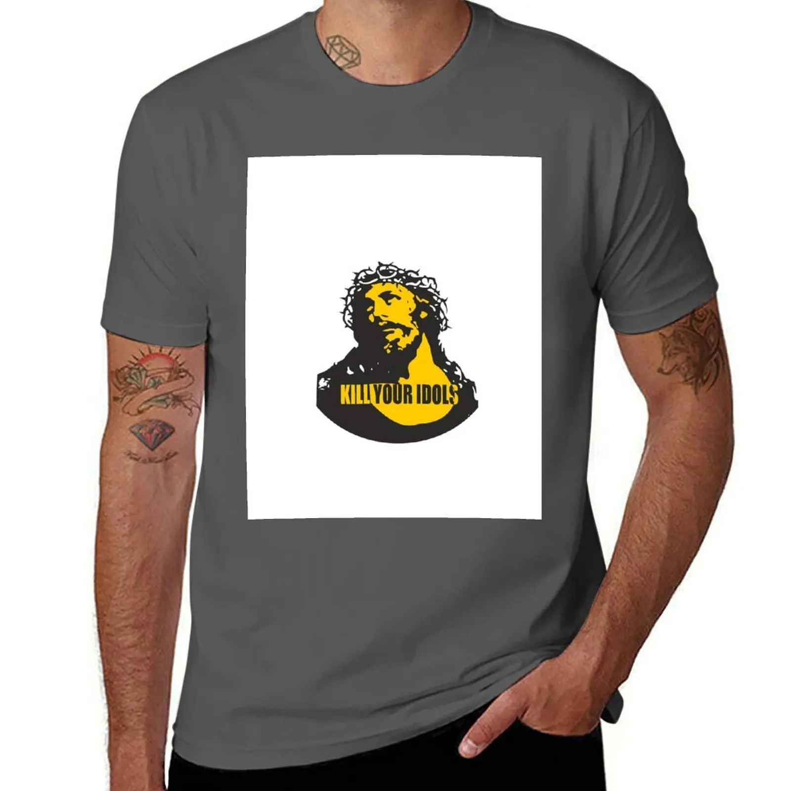 

KILL YOUR IDOLS T-Shirt t shirts for man cotton soft funny t shirts man t shirts for man cotton T-Shirt