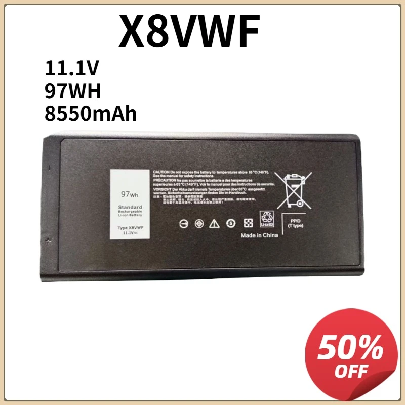 

X8VWF Аккумулятор для ноутбука DELL Latitude 14 RUGGED E7404 E5404 XN4KN YGV51 453-BBBE CJ2K1 5XT3V 09FN4 DKNKD
