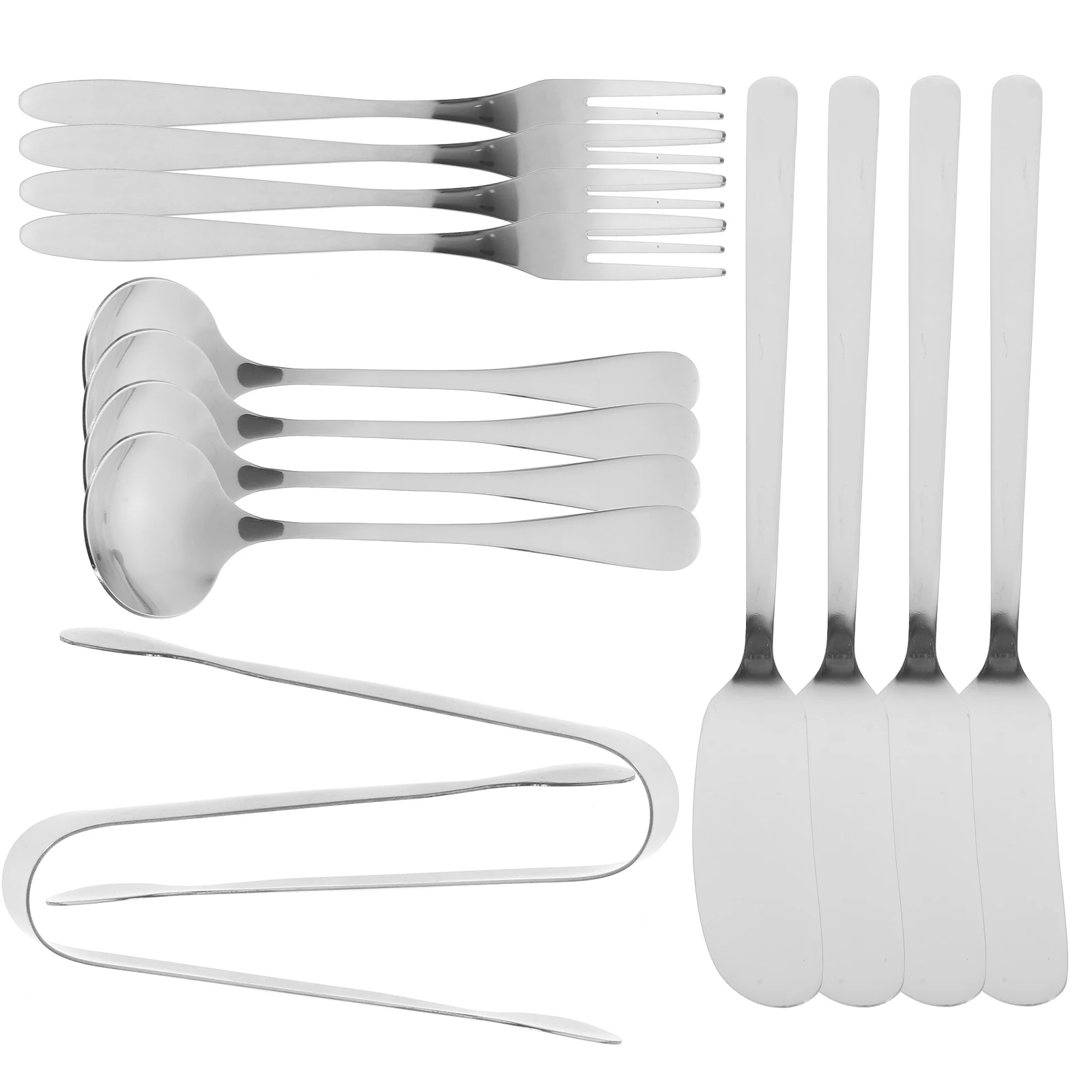 

1 set Cheese Stainless Steel Butter Kitchen Cheese Spreader Spreader Charcuterie Utensils Dessert Fork Spoon Kitchen Baking Tool