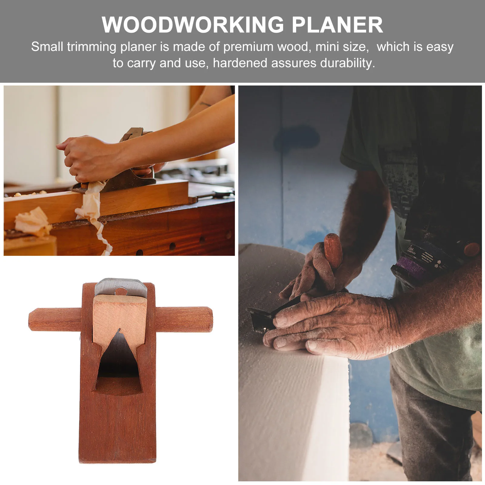 Alat Tangan Mini untuk Menghaluskan Kayu, Pertukangan Kayu, Permukaan Halus, Pemotongan Halus, Portabel, Ringan, dan Efisien