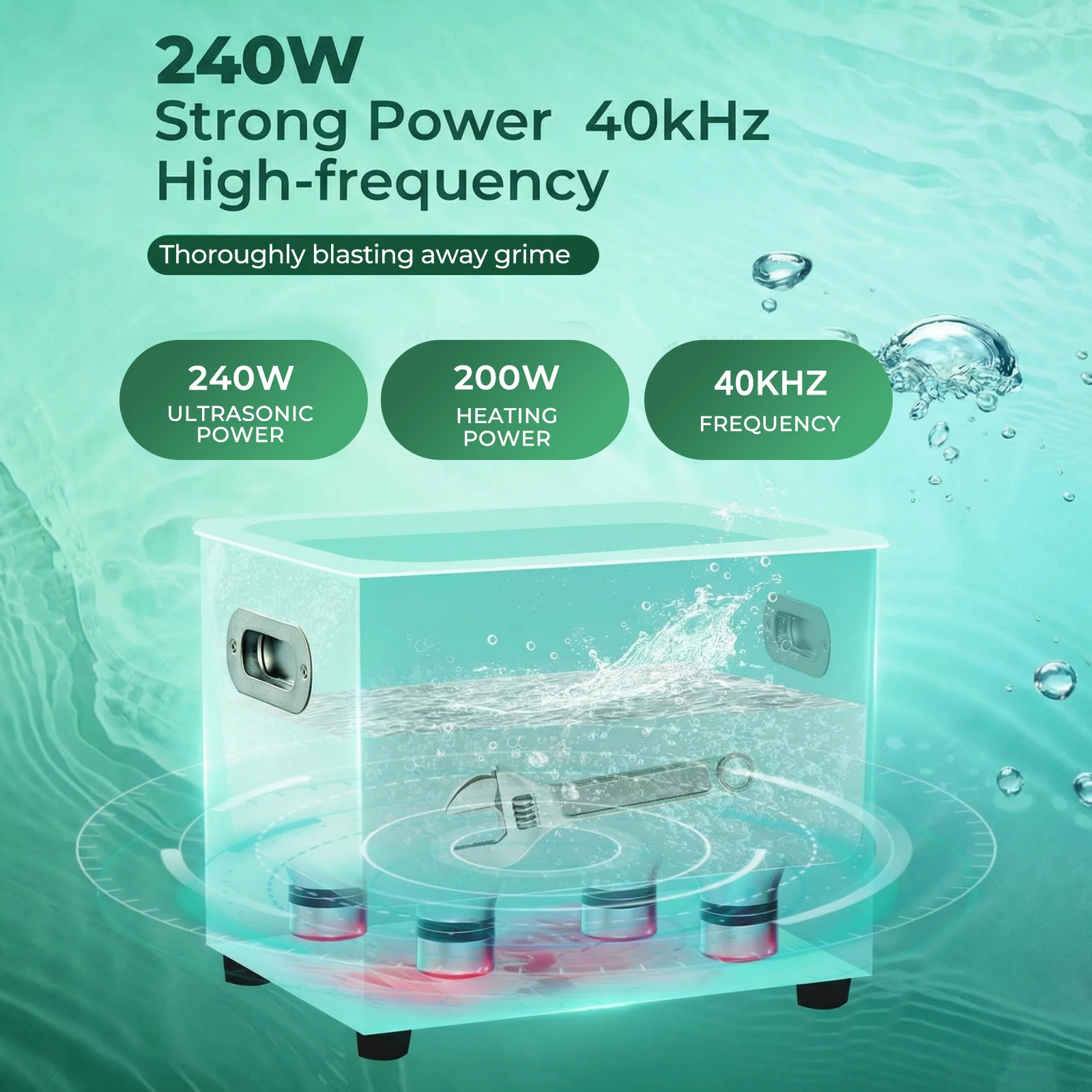 10L Professional Sonic Cleanin - огляд і ціна Ultrasonic Cleaning Machine 10L Digital