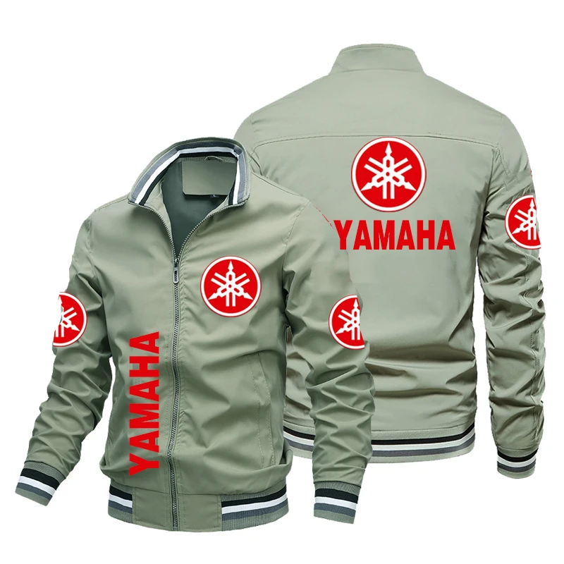 

YAMAHA Motorcycle Jacket YAMAHA Logo Print Biker Jacket Windproof Windbreaker Top Racing Team Jacket YAMAHA Men Clothing Coats