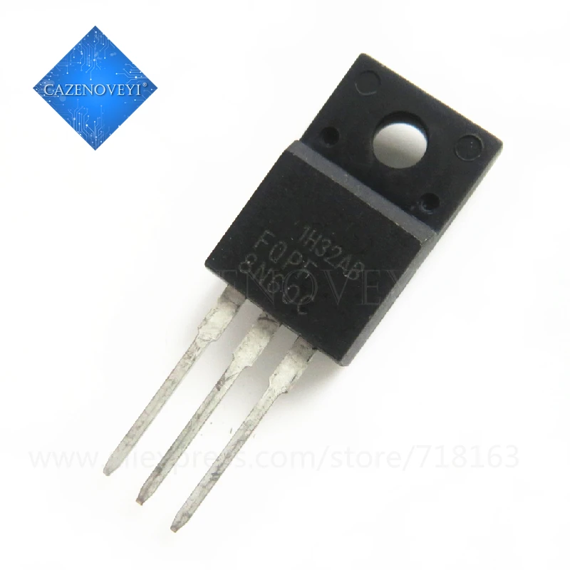 10pcs/lot FQPF8N60C FQPF8N60 8N60C 8N60  In Stock