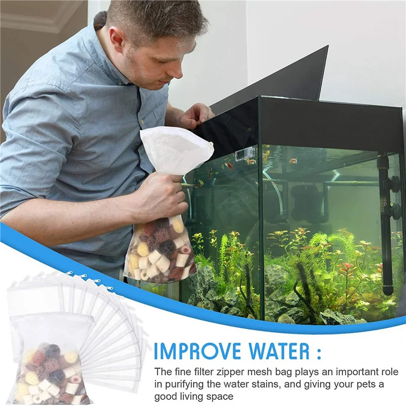 30PCS Aquarium Mesh…