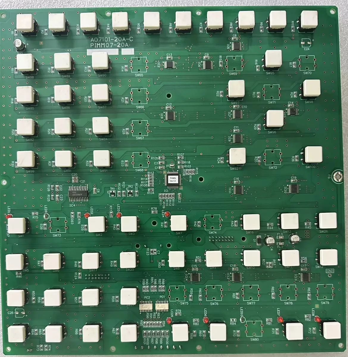 Injection molding machine computer HPC09 temperature control board PIMM09-20 button board A0710-201-C