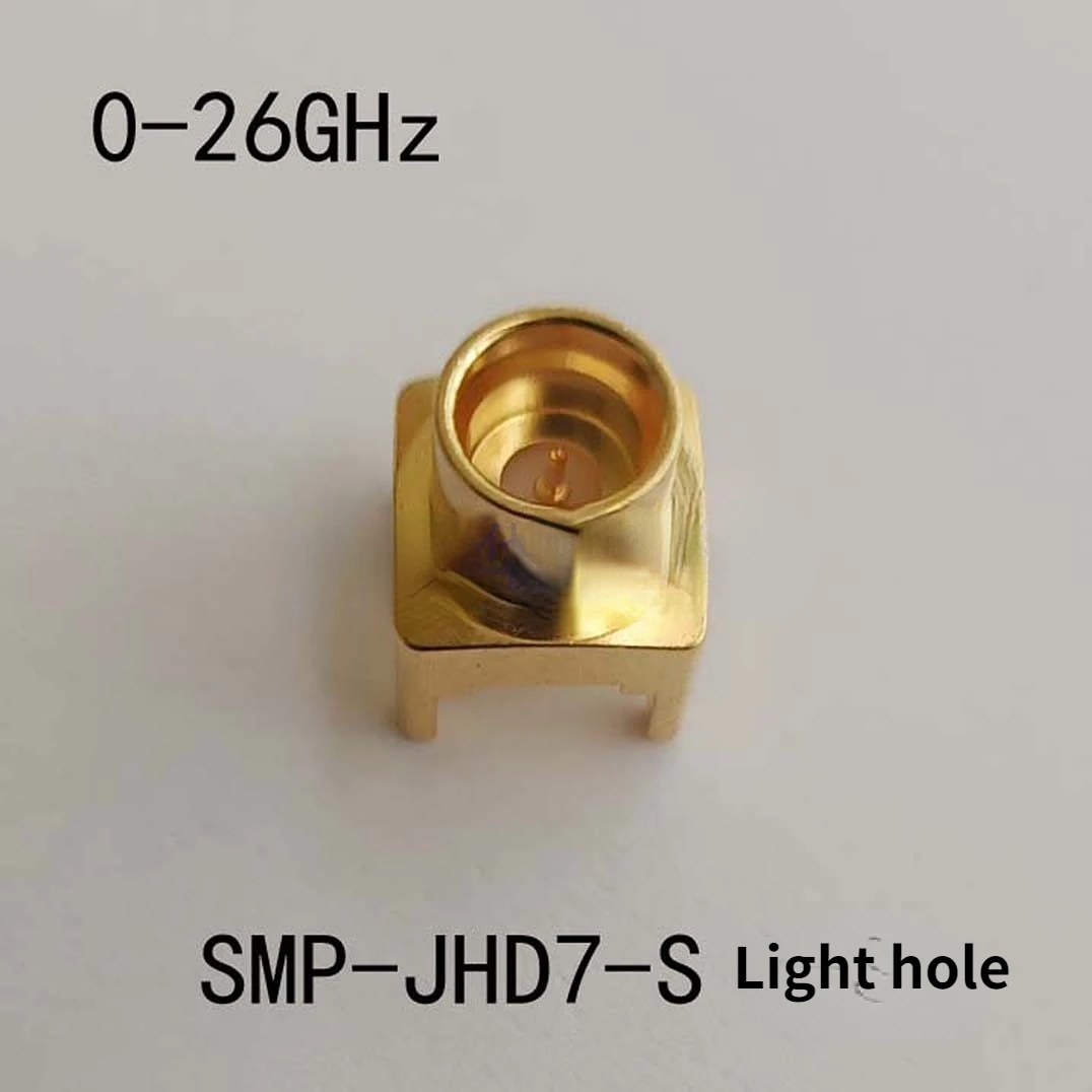 2Pcs SMP RF Connector SMP-JHD7-S Optical Hole Male Header High Frequency SMP-JE Five-corner Welding PCB Board