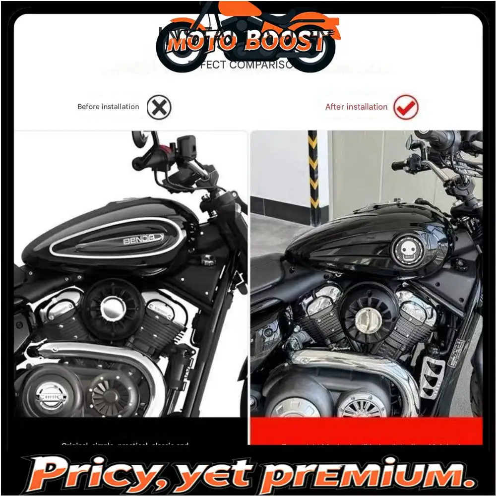 

For Benda Dark Flag500, Chinchilla 500/450/350, Napoleon Bob500 modified fuel tank side panel protection cover accessories